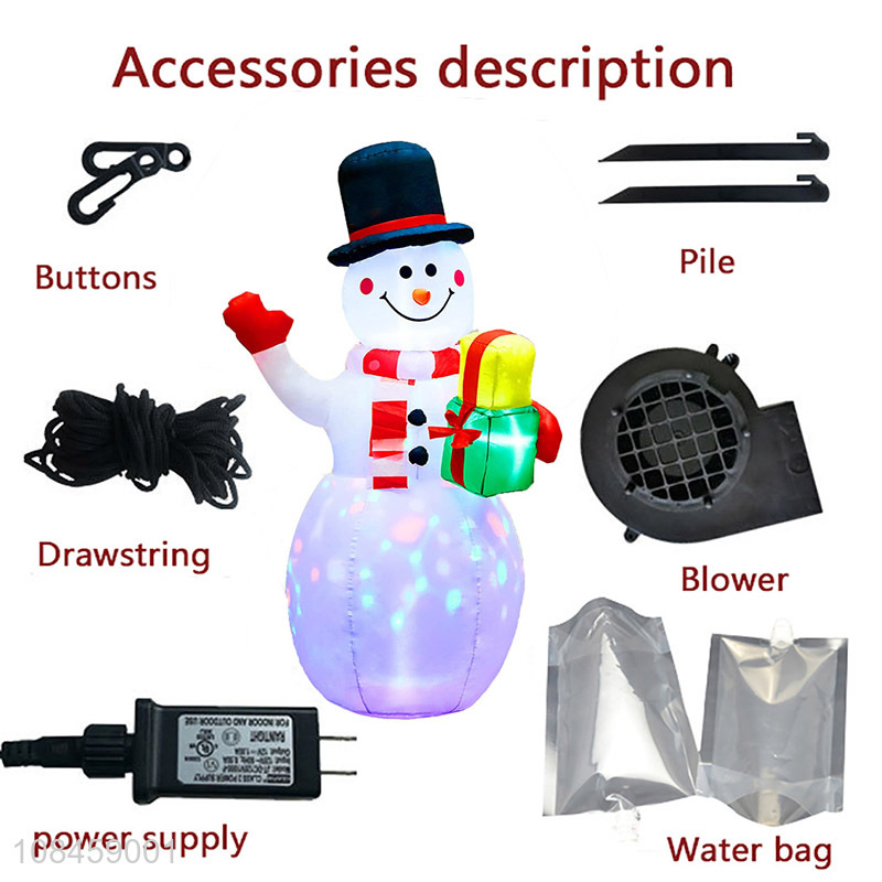 Popular products party decoration inflatable snowman toys