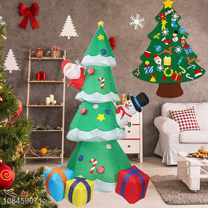 Latest products indoor outdoor inflatable xmas tree toys for sale