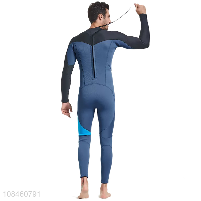 Hot sale 3mm men neoprene wetsuit long sleeved full wetsuit for winter