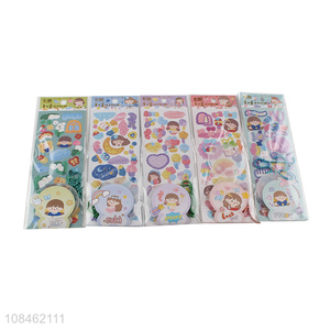 Cheap price creative cartoon hand account stickers tags set