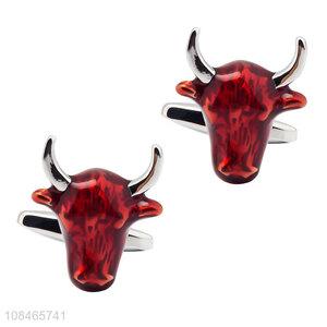 Hot selling fashion tauren business suit cufflinks