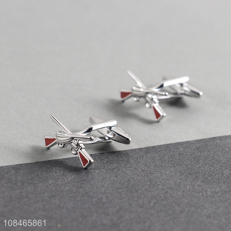 Wholesale price creative metal decorative cufflinks