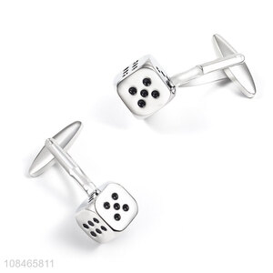 Yiwu wholesale creative dice cufflinks for men