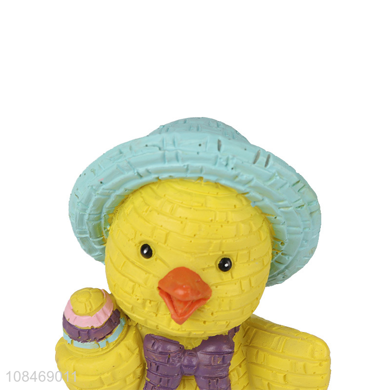 Wholesale Easter resin decorations resin chick figurine resin crafts