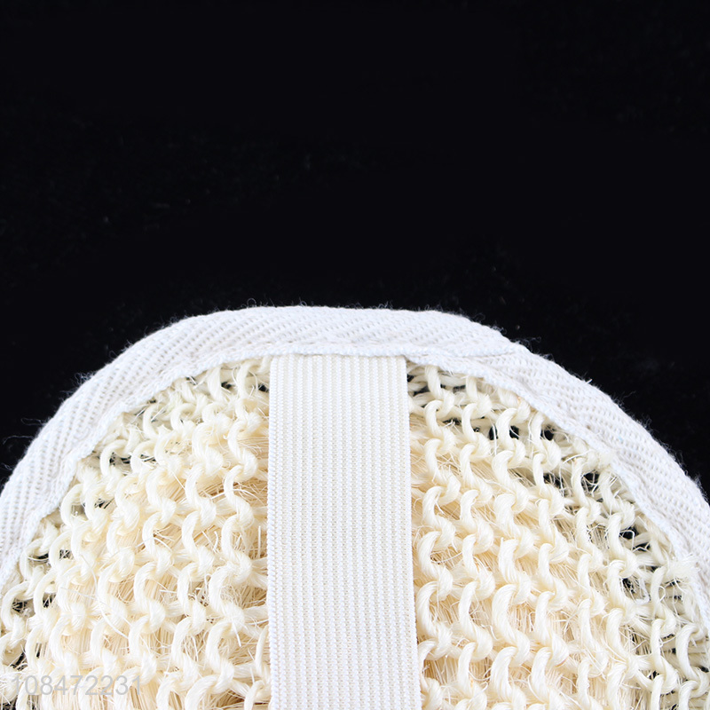 Wholesale exfoliating sponge pad body scrubber bath shower scrub pad