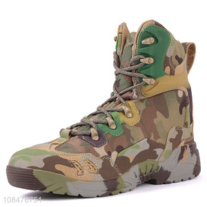 Hot products combat boots breathable hiking shoes for men