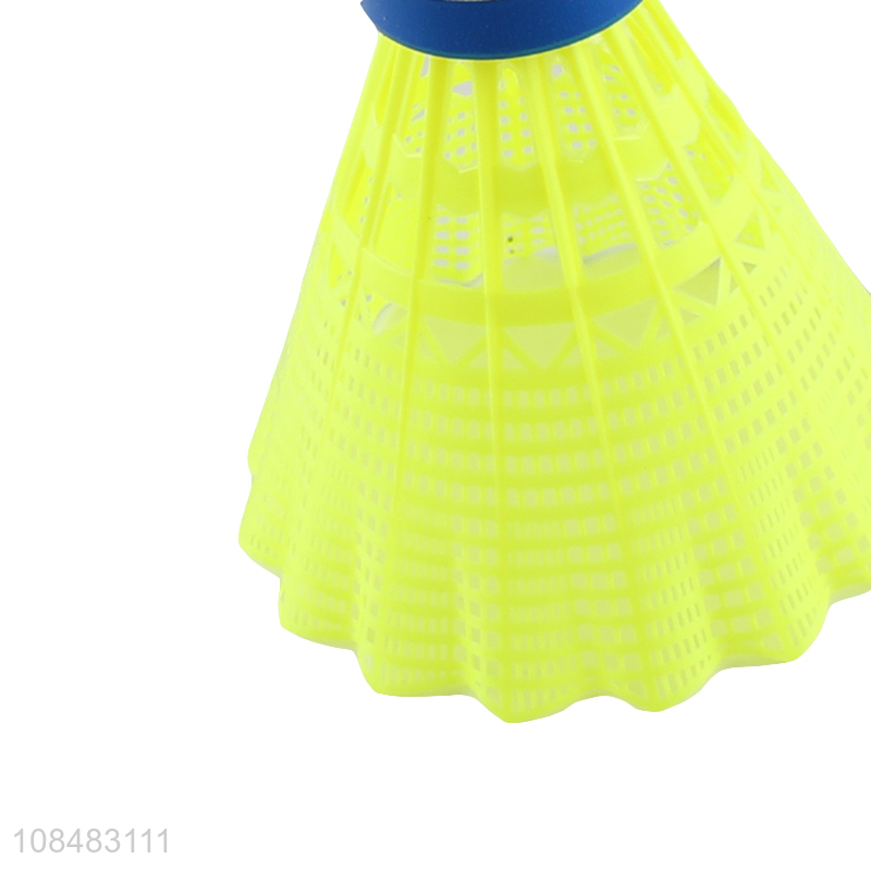 High quality yellow nylon training badminton for sale