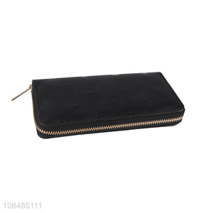 Wholesale stylish women long wallet with coin pocket card holder