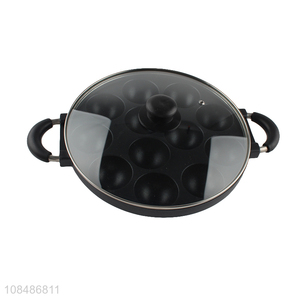 Factory supply aluminum cake pan black round cake non-stick pan