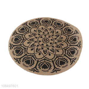 Wholesale from china table decoration round table mat for decoration