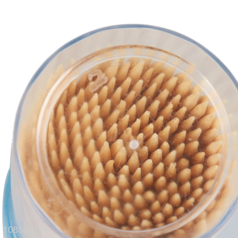 Good quality 200pcs natural bamboo toothpicks double-points toothpicks