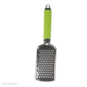 Factory supply stainless steel ginger grater with comfort grip