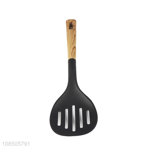 Good price heat resistant non-stick nylon slotted spoon skimmer