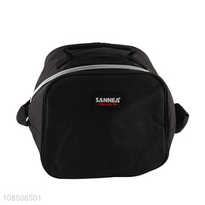 Online wholesale black reusable lunch bag thermal food bags