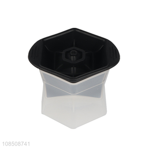 New product food grade plastic silicone ice cube tray for cocktail