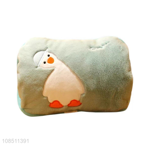 Wholesale cute electric hot water bag with detachable washable cover