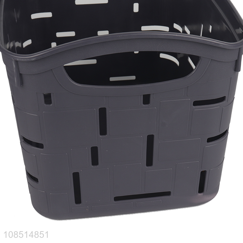 Top selling plastic hollowed-out clothing storage baskets wholesale