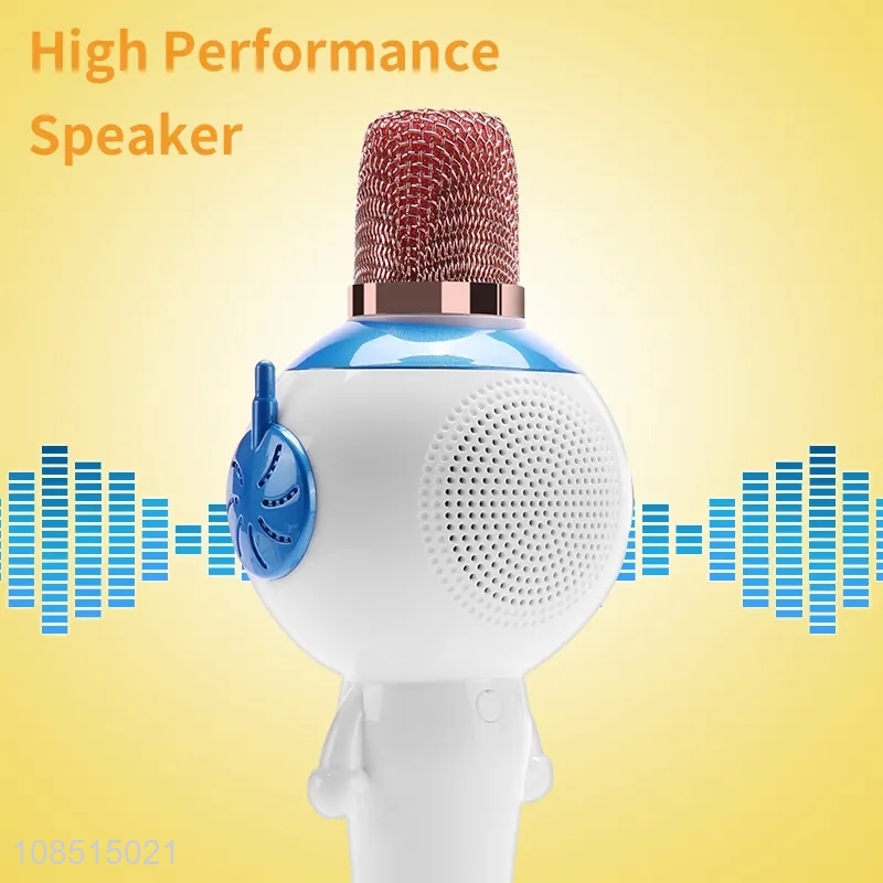 Factory price wireless kids karaoke microphone children singing microphone