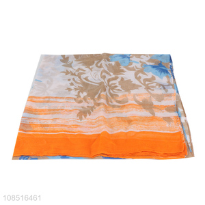 Wholesale women summer long thin polyester <em>scarf</em> beach <em>scarf</em>