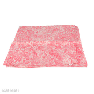 Recent design paisley print polyester scarf summer thin shawl