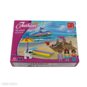 China wholesale children educational toys girls beach building block toys