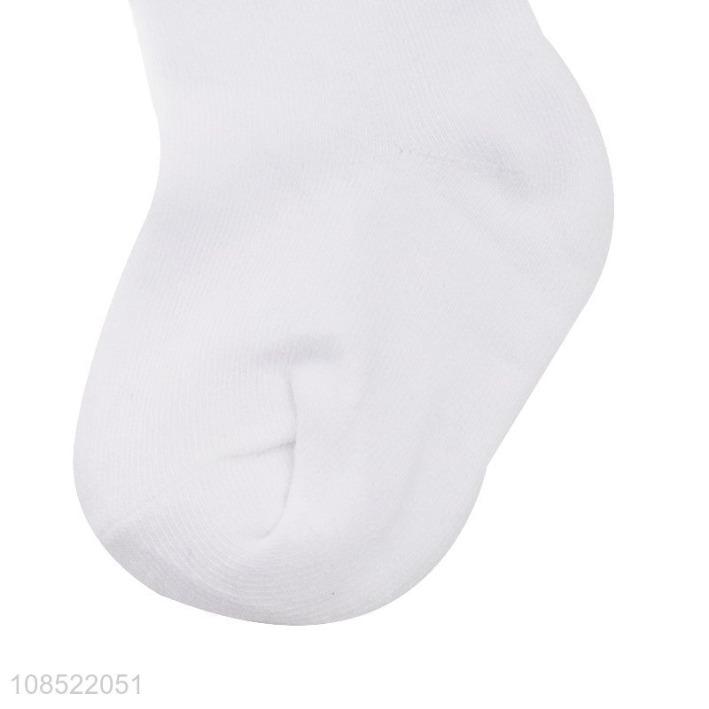 China factory white kids warm elastic panty hose long tube socks