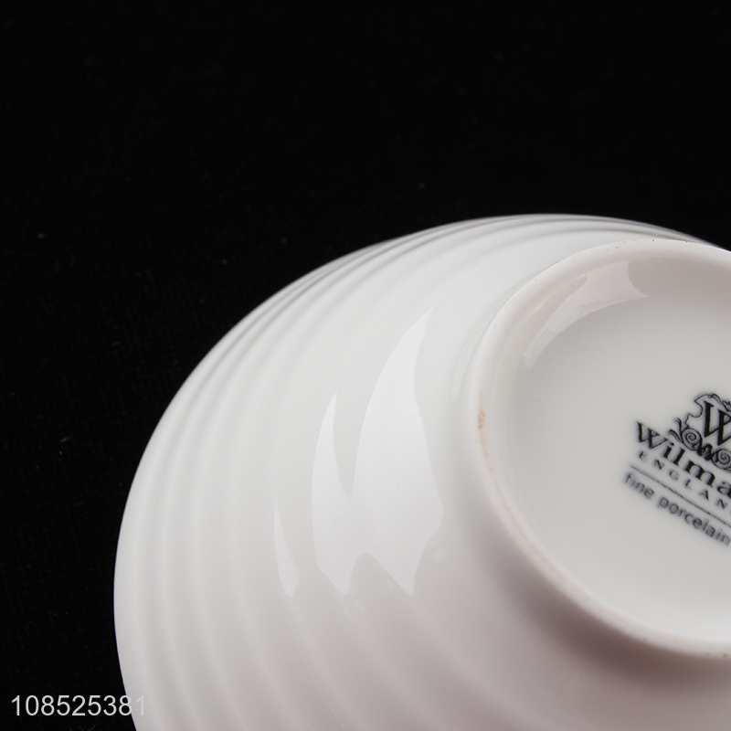 Good selling white ceramic tableware bowl for household