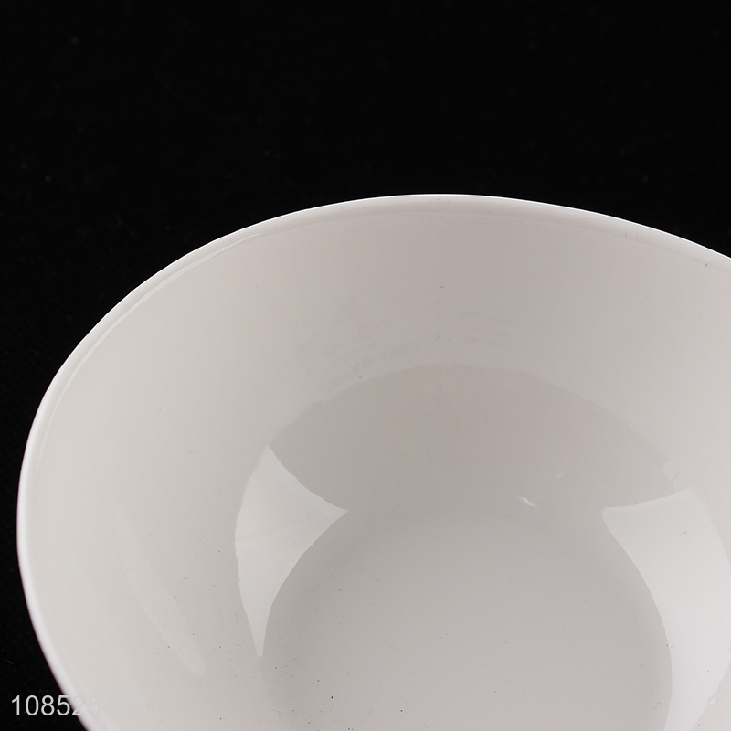 Hot selling white ceramic bowl dinnerware bowl for household