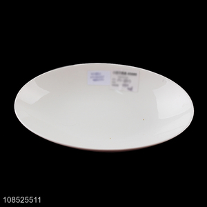 Good selling white ceramic plate dinnerware plate