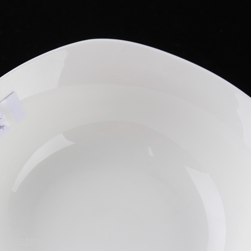 Online wholesale white ceramic dinnerware bowl for household