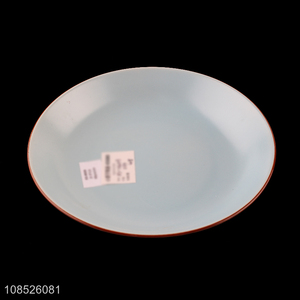 New arrival ceramic plate porcelain dish for fruit snacks