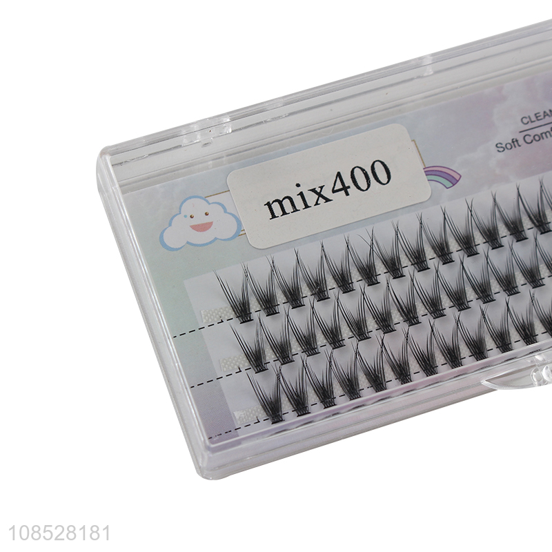 Hot selling handmade false eyelash synthetic eyelash clusters