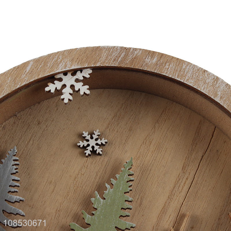 China wholesale christmas decoration round hanging ornaments