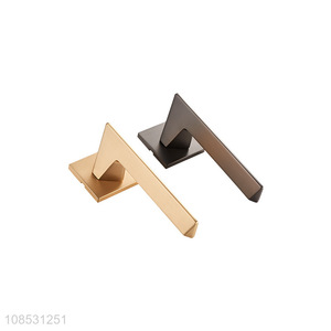 Wholesale simple design interior wooden door split lock door handle lock set