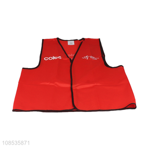 Good quality custom logo advertising vest work volunteer vest