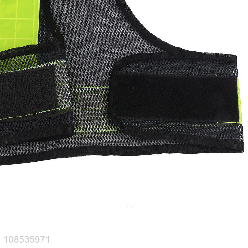 Wholesale multipurpose high visibility reflective strips safety vest