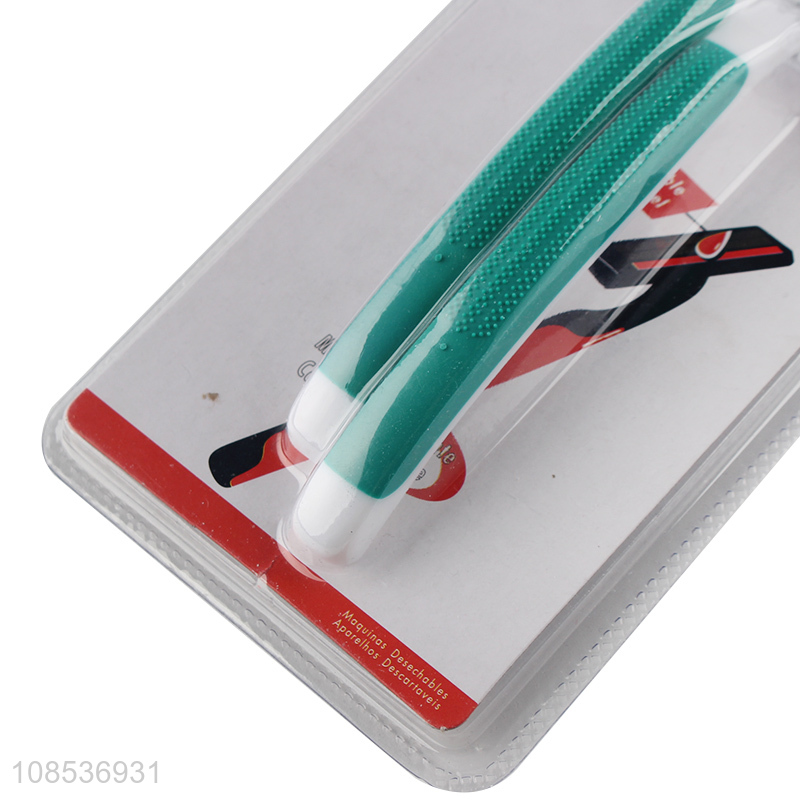 Factory price 2pcs disposable razor set for men and women