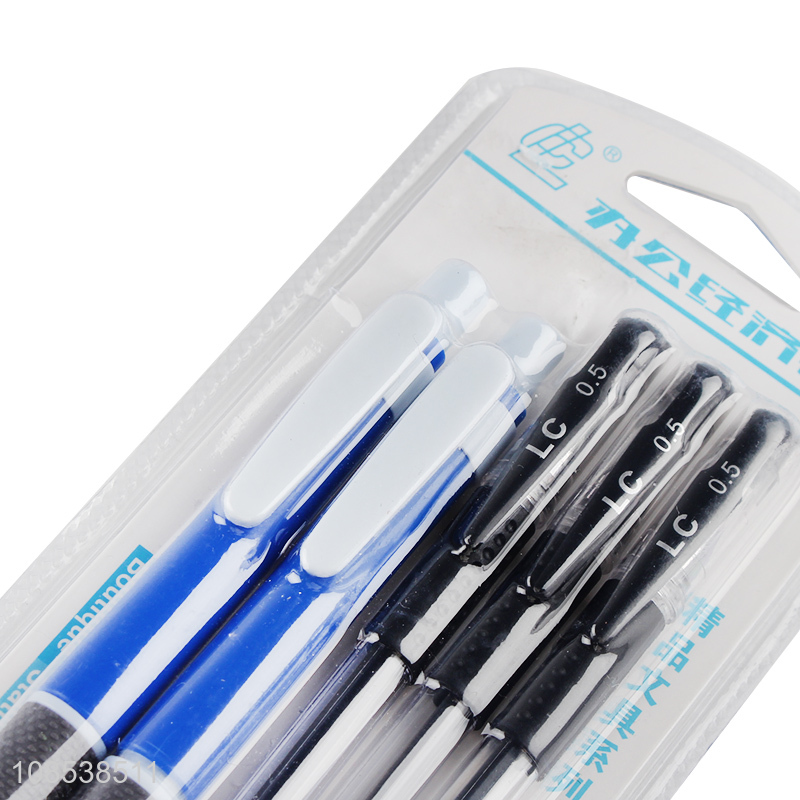 Good quality ballpoint pen and gel pen set for school office