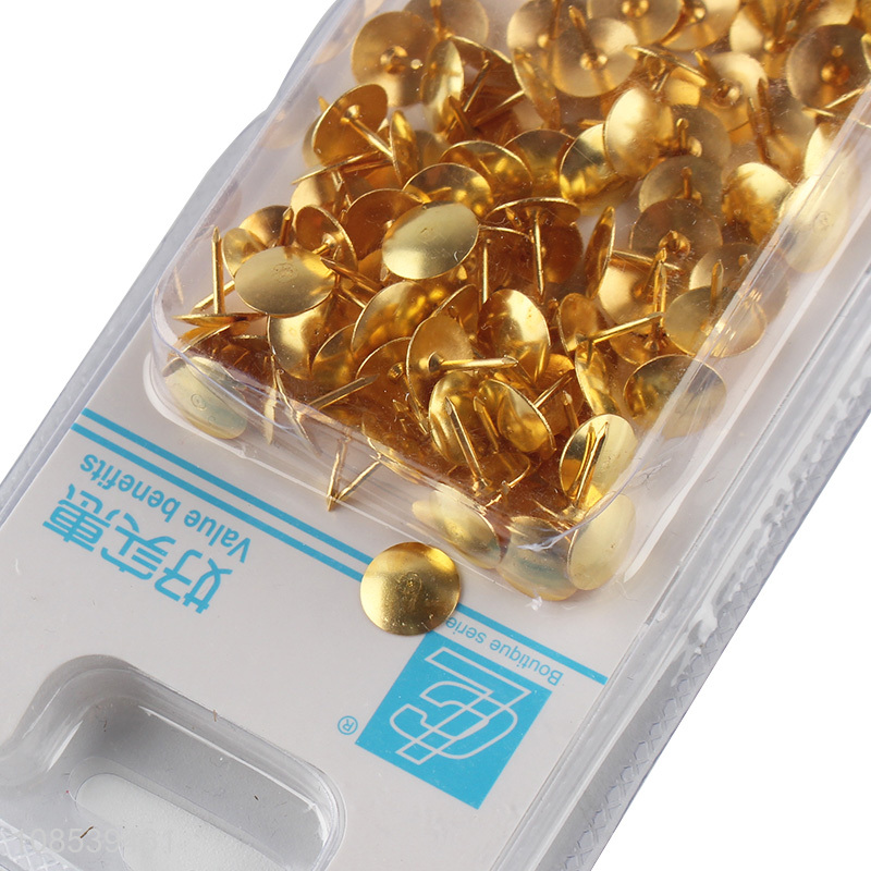 Good selling golden office binding supplies pushpins set