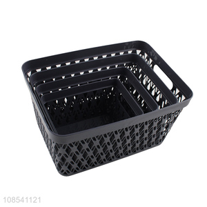 Low price plastic large capacity storage basket for sale