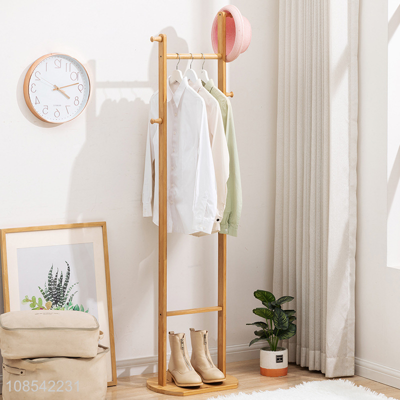 Best selling hallway entryway furniture bamboo clothing rack hat rack