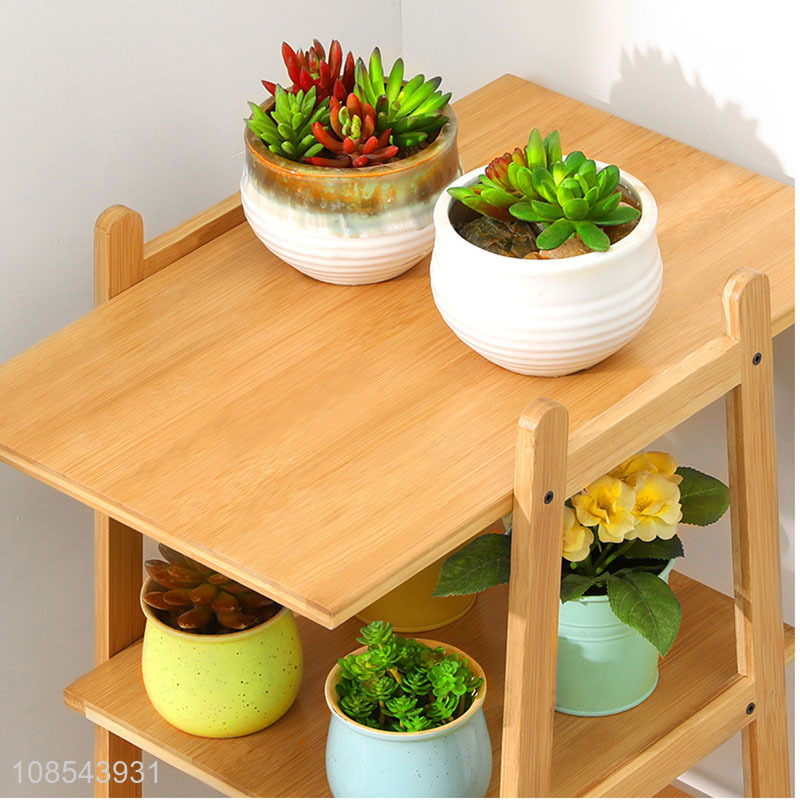 Top quality wooden multi-layer flower pot stand for sale