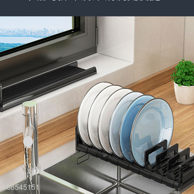 Top selling kitchen storage aluminum dish rack wholesale