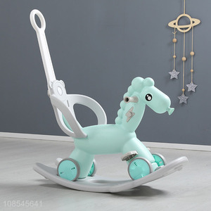 Hot items plastic rocking horse children's toys for sale