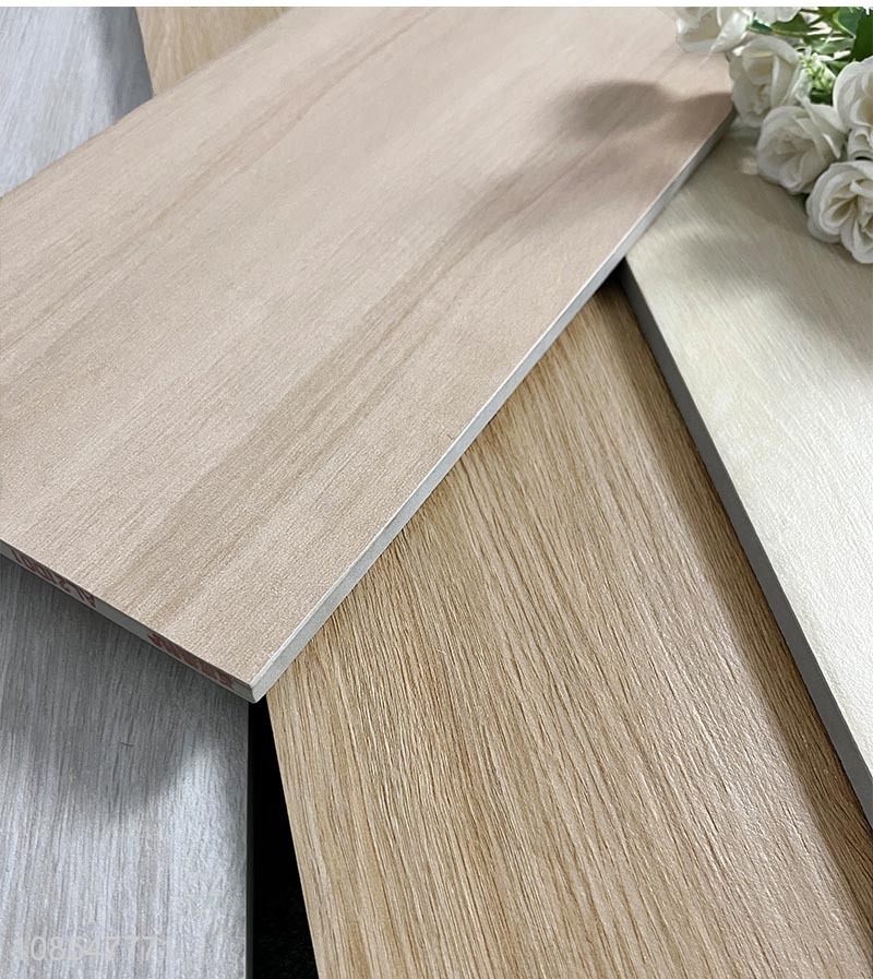 New products all-porcelain wood grain tile floor tile