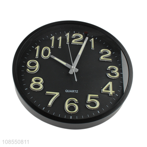 New arrival bedroom wall clock noctilucent silent quartz clock