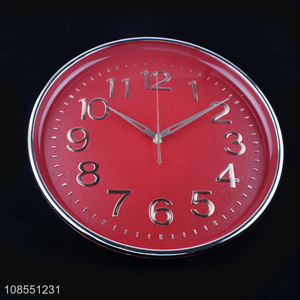 New products wall clock plastic quartz clock for bedroom decor