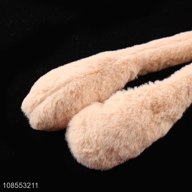 Good quality soft warmer plush earmuffs cover for winter