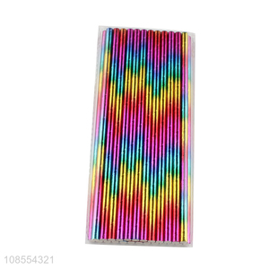 Best selling colourful party straw straw for juice