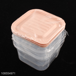 Good quality 3pieces plastic sealed storage jar for food